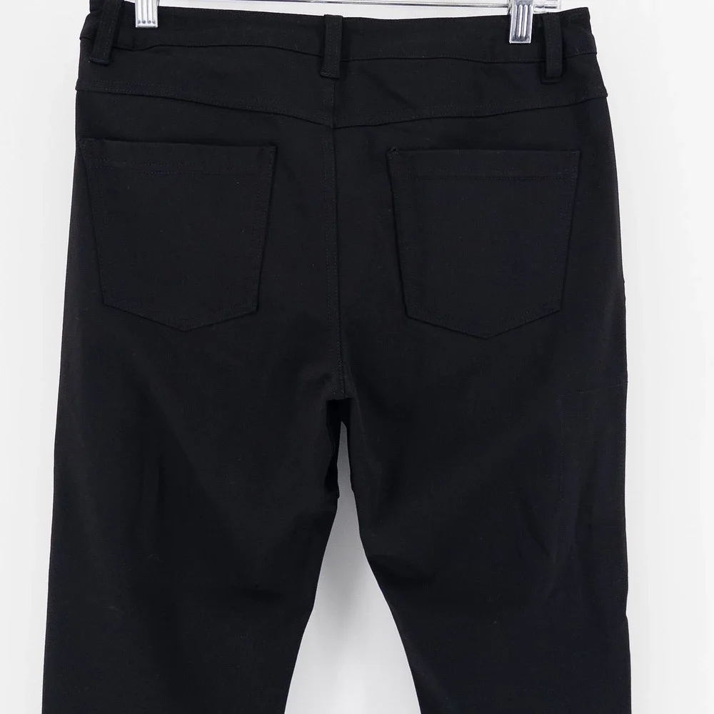 BYLT Mens 33x28 Everyday Pant 2.0 Straight‎ Fit Chino Black Stretch Trousers